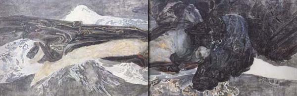 Mikhail Vrubel Flying Demon (mk19) France oil painting art